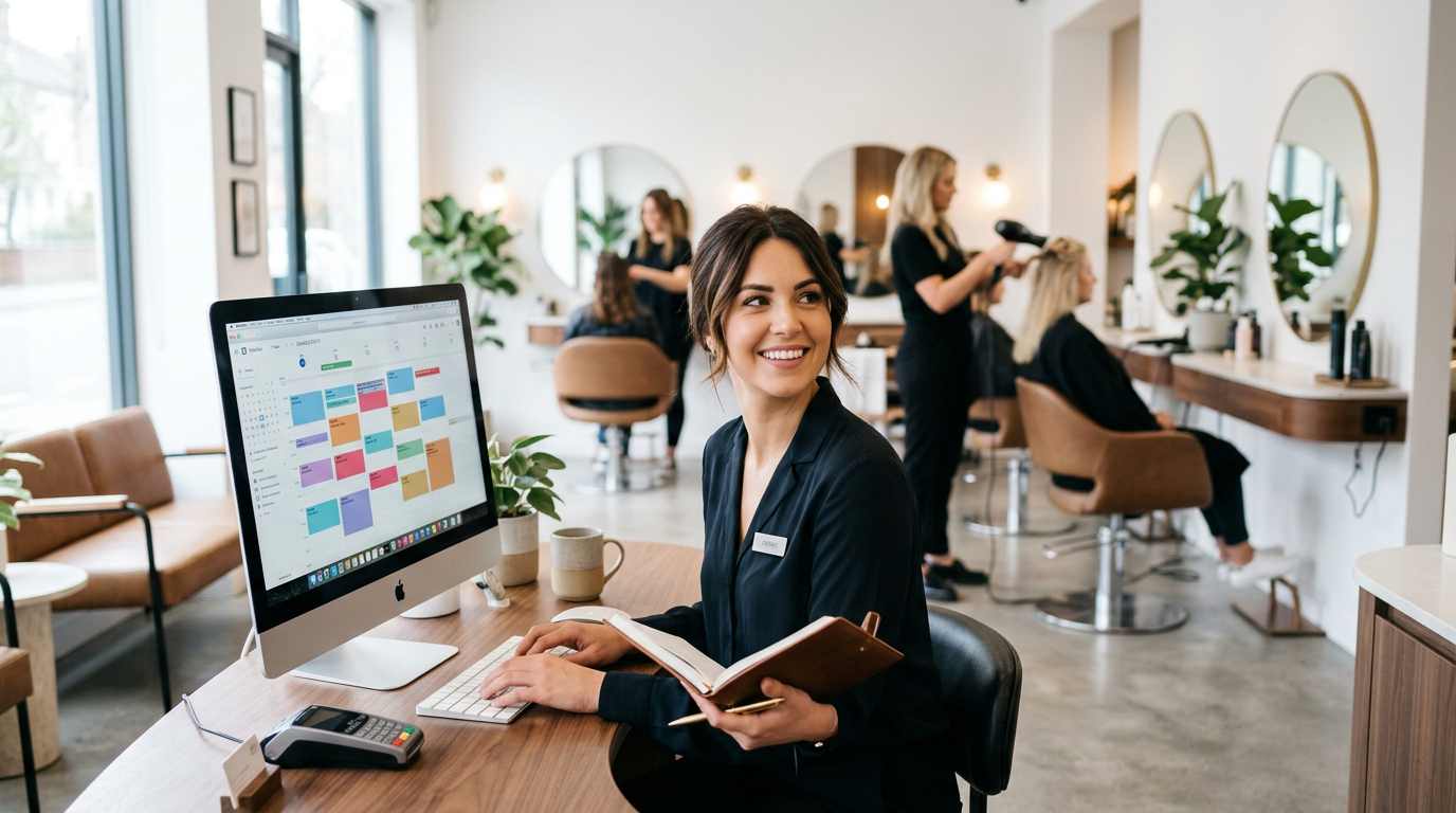 How Do Salons Manage Staff Calendars and Client Bookings?